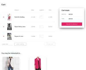 Hestia Pro und der Warenkorb von WooCommerce