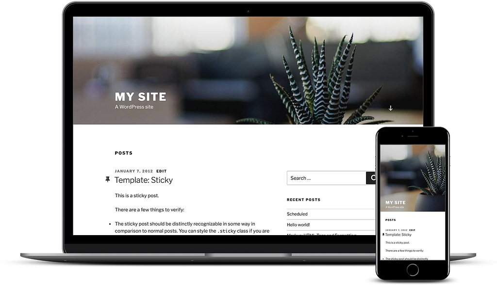 Best free WordPress themes: Twenty Seventeen