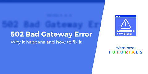 502 bad gateway wordpress