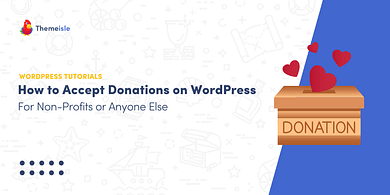 Accept donations on WordPress