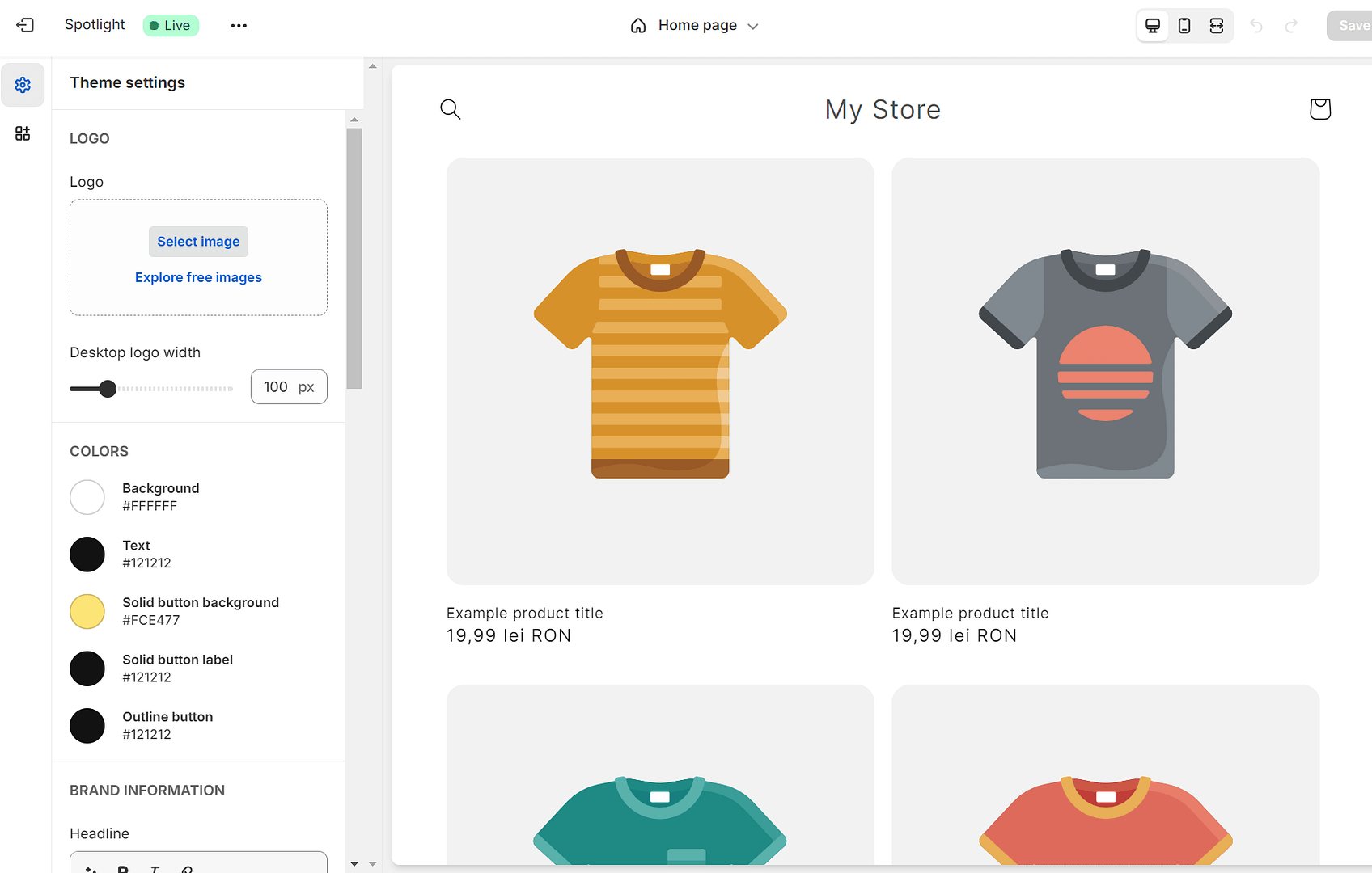 Shopify tutorial: Customize theme.