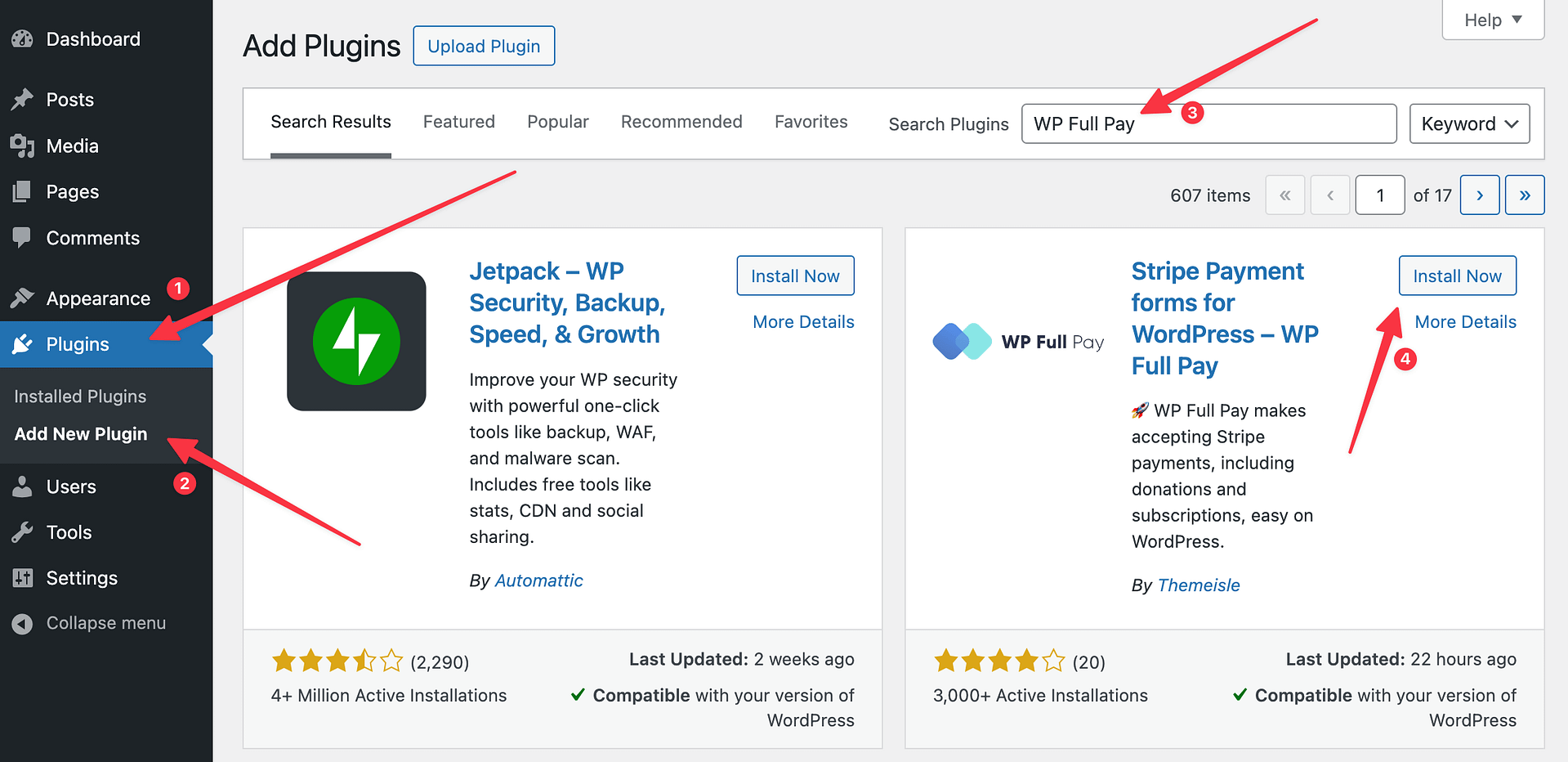 plugin listing