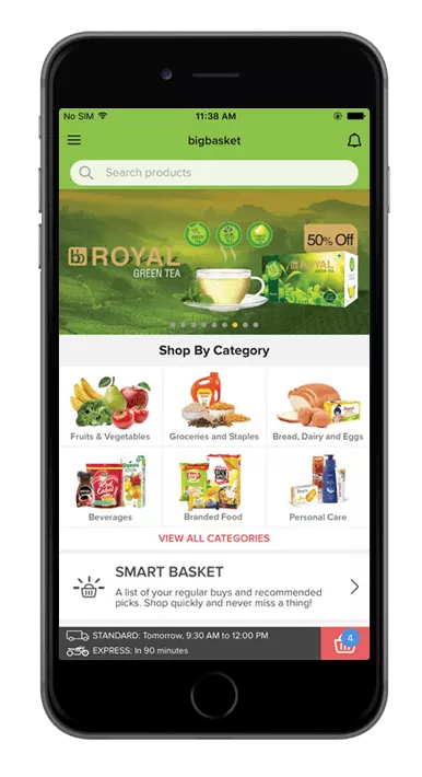 BigBasket Mobile App 1